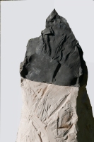 2018 - Sommets - pierre calcaire, plâtre modifié, fibre de verre - hauteur 85cm