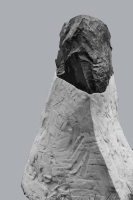 2018 - Sommets - pierre calcaire, plâtre modifié, fibre de verre - hauteur 57cm