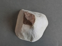 2017 - Ile - pierre, papier de soie, colle - 15x16x8cm